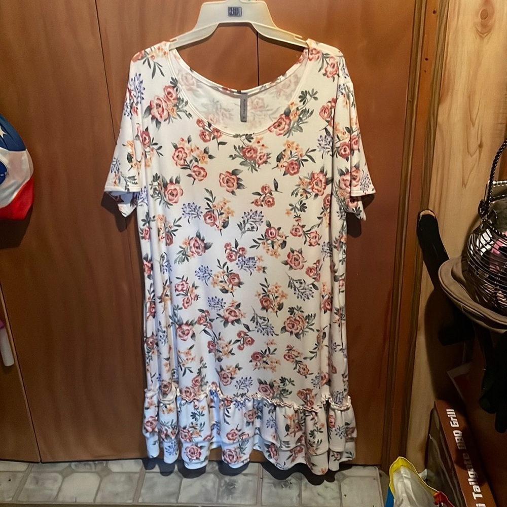 Floral midi dress